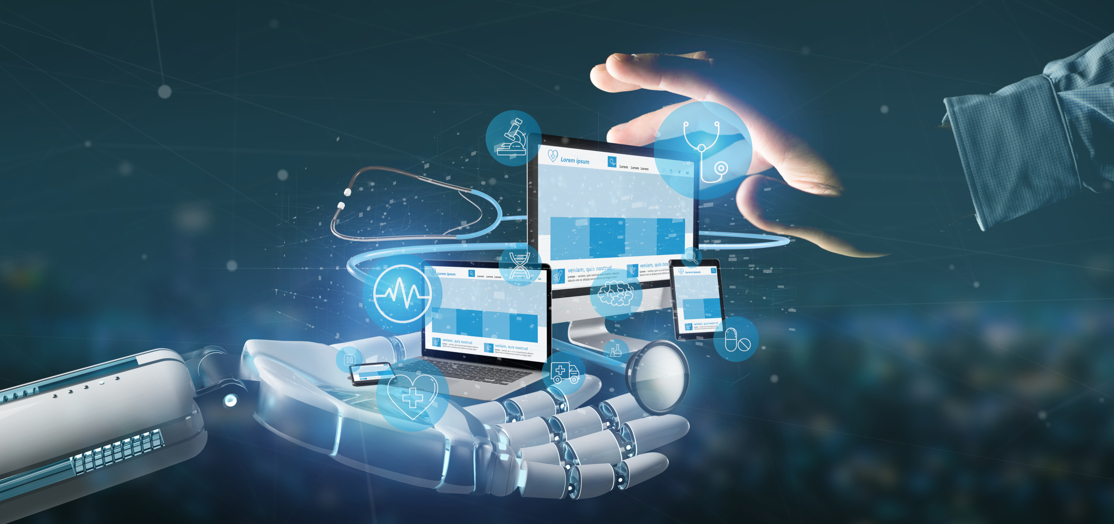 cyborg-hand-holding-devices-with-medical-iconnd-stethoscope-3d-rendering 1 cyborg-hand-holding-devices-with-medical-iconnd-stethoscope-3d-rendering 1